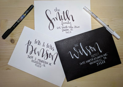 Hand-lettered Invitations